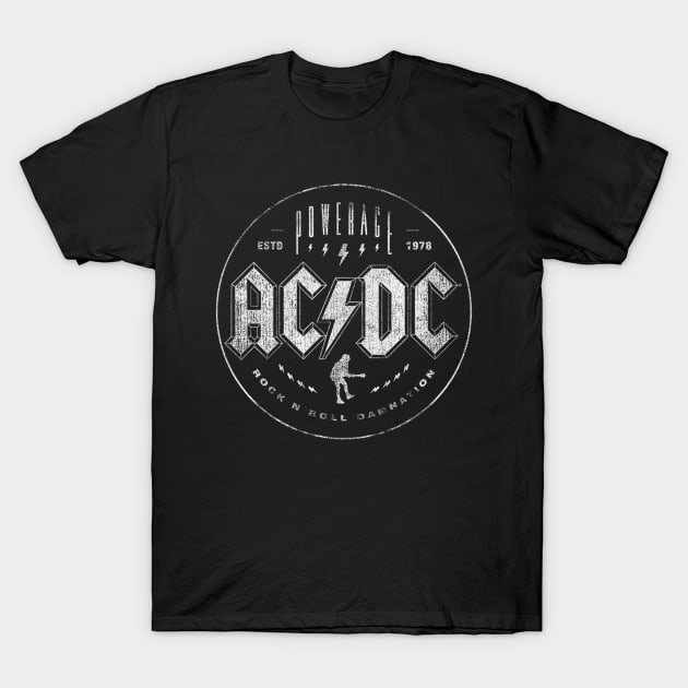 ACDC Rock T-Shirt by Heliikopertyz